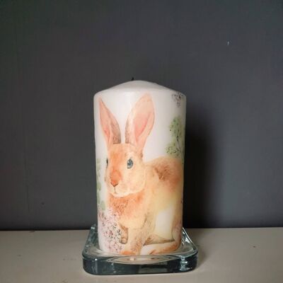 Bunny Rabbit Decorative Candle
