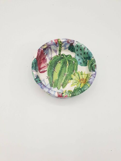 Cactus Trinket Glass Dish, Succulent Lover Gifts, Valen-500