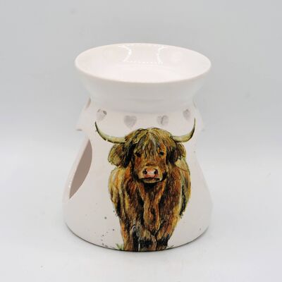 Brûleur de cire de vache, cadeaux d'amant de vaches, cire en céramique (copie)