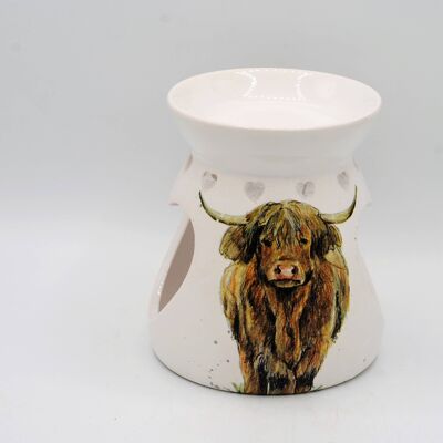 Quemador de cera de vaca, regalos para amantes de las vacas, cera de cerámica (copia)