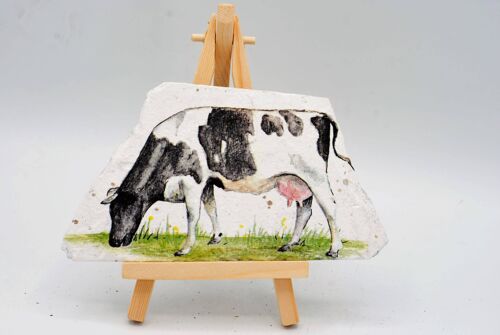 Dairy Cow Decorated Slate