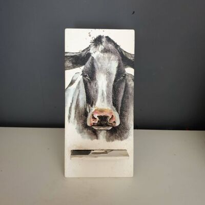 Support de téléphone vache laitière