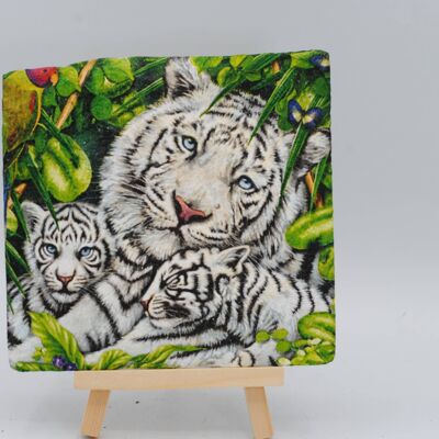 Decorated Snow Tiger Slate
