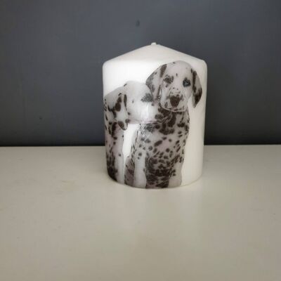 Decorative Dalmatian Candles