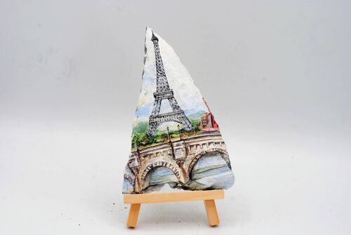 Eiffel Tower Decorated Slate