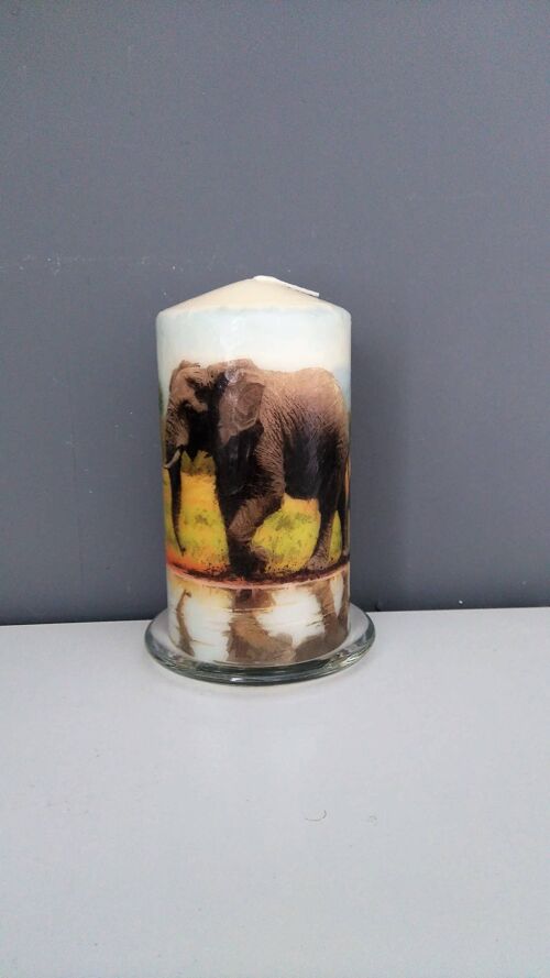 Elephant Decorative Candle