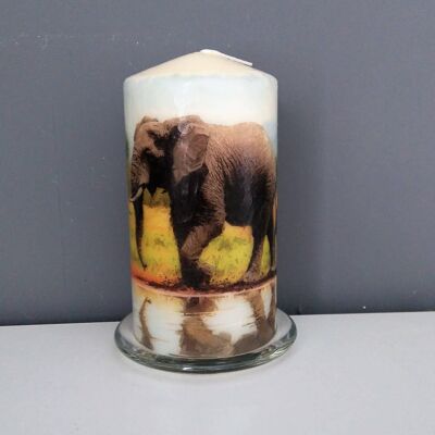 Elephant Decorative Candle