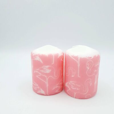 Flamingo Decorative Candles