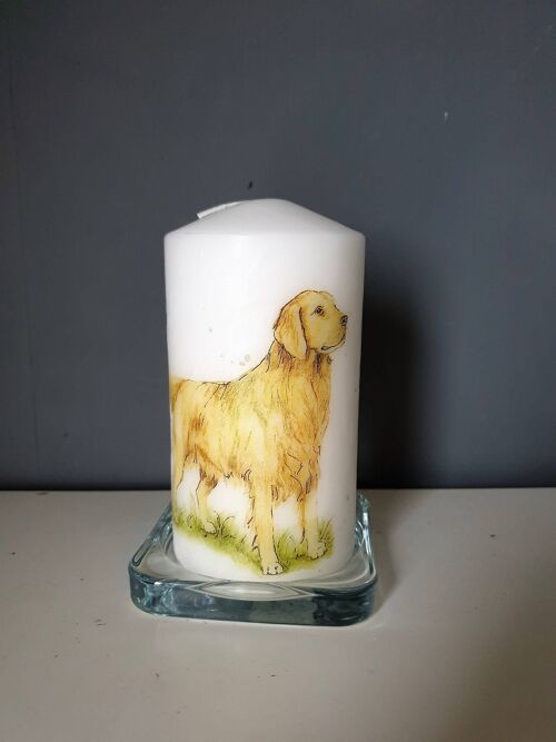 Golden Retriever Dog Decorative Candle, Dog Lover Gifts-443