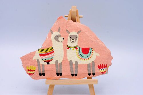 Llama Decorative Slate Décor