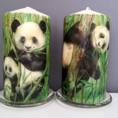 Candele decorative Panda