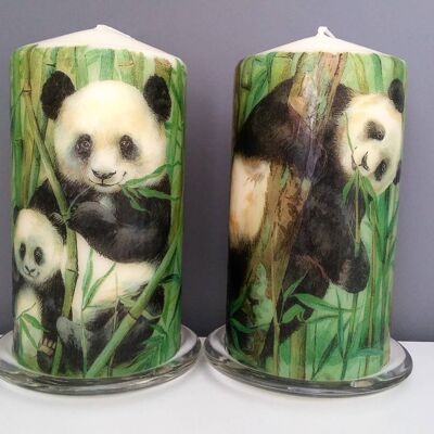Panda Decorative Candles
