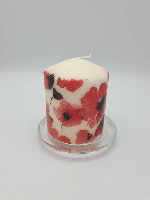 Red Poppy Candles