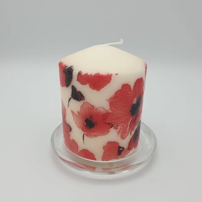 Red Poppy Candles