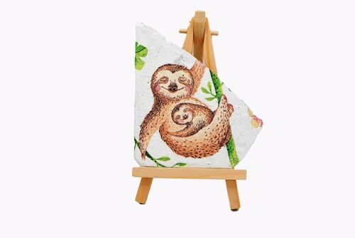 Sloth Decorated Slate