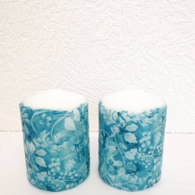 Small Decoupage Candles