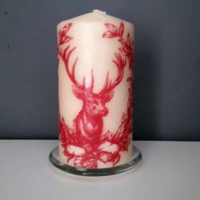 Stag Decorative Candle