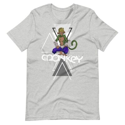 Monkey Unisex Grey Short Sleeve Tee 2022 Edition