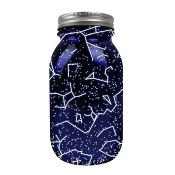 étoiles dans le verre | différentes constellations 8