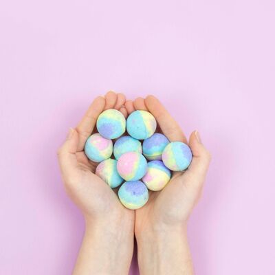 Bombe da bagno frizzanti bagno arcobaleno unicorno