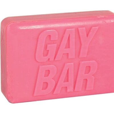 Gay bar soap with a delicious bubblegum scent