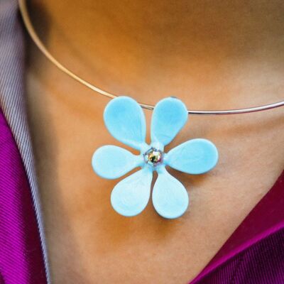 Murano glass designer necklace - PRIMAVERA choker