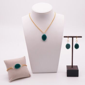 Collier pendentif Mirage en verre de Murano - Bijoux de créateur 3