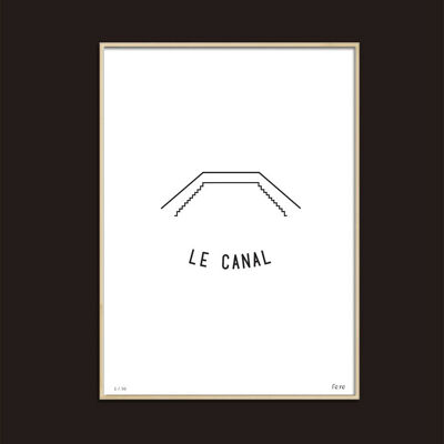 Affiche Paris, Le Canal