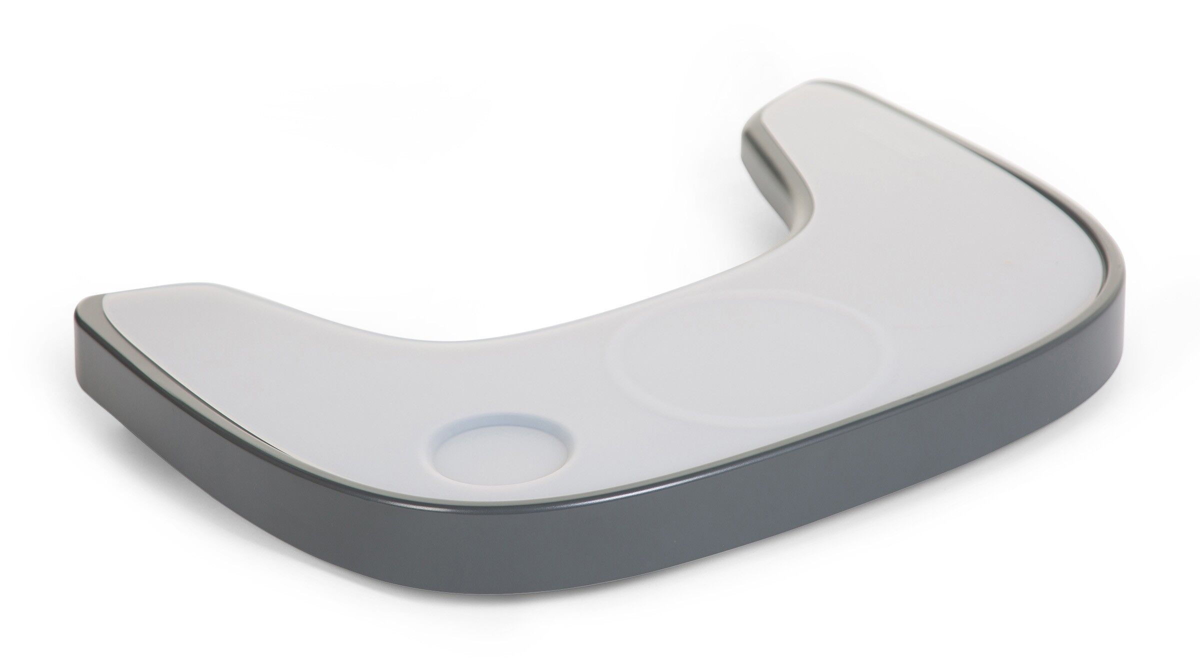 BANDEJA EVOLU - ABS - ANTRACITA + SALVAMANTEL SILICONA