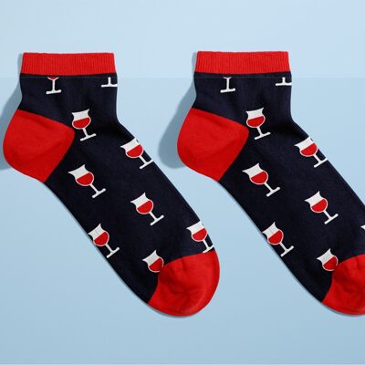 Lipstick socks - navy blue 41/45