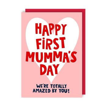 Lot de 6 cartes pour la fête des mères First Mumma's Day 2