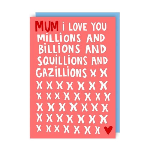 Gazillions Mother's Day Card pack of 6