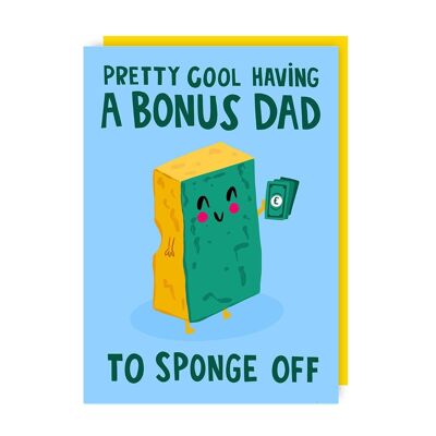 Paquete de 6 tarjetas del Día del Padre de Sponge Step