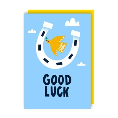Good Luck Greeting Card pack of 6
