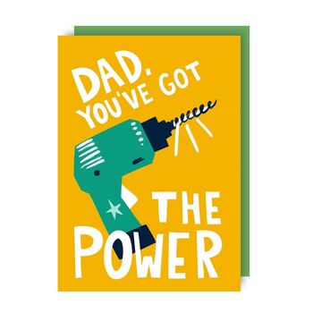 Power Tools Lot de 6 cartes pour la fête des pères 2