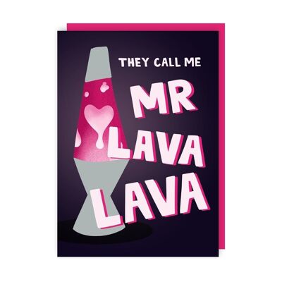 Mr Lava Love Lava Lamp Card pack of 6 (Anniversary, Valentine's, Appreciation)