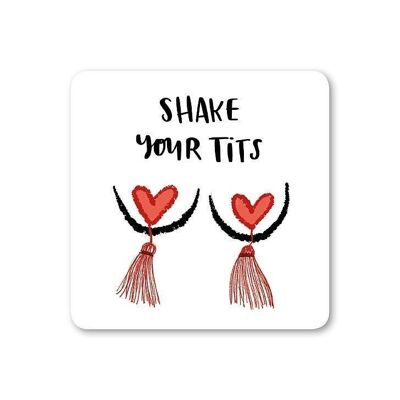 Shake Your Tits Untersetzer 6er-Pack