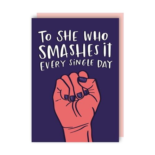 Smashes It Mother’s Day Card pack of 6