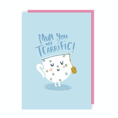 Tearrific Mother's Day Card confezione da 6