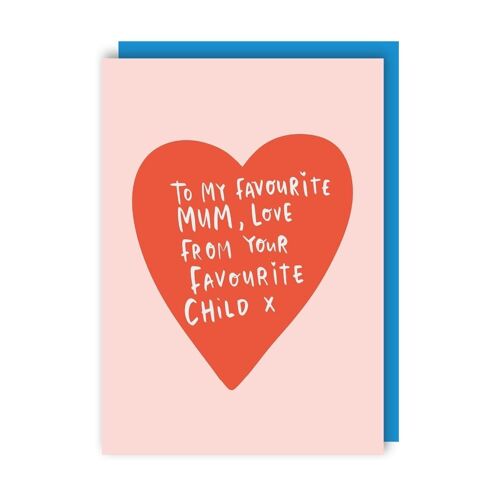 Fave Child Mother’s Day Card pack of 6
