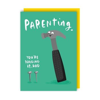 Nailing It Tools Lot de 6 cartes de fête des pères à faire soi-même 2