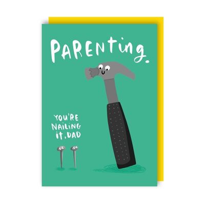 Confezione da 6 carte per la festa del papà fai-da-te Nailing It Tools