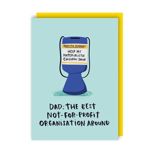 Not for Profit Funny Father’s Day Card pack of 6