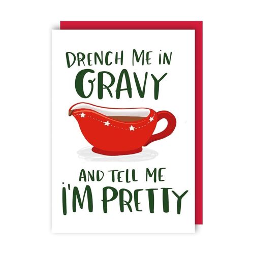 Gravy Funny Christmas Card pack of 6