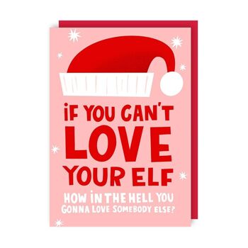 Lot de 6 cartes de Noël Love Your Elf 2