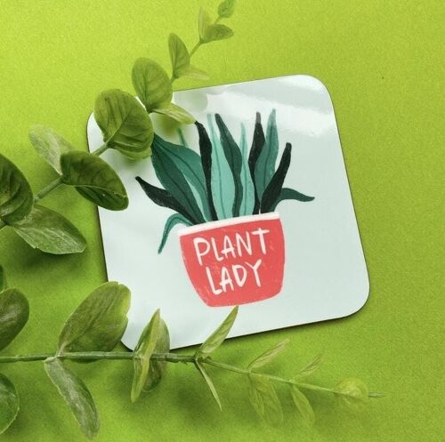 Plant Lady Coaster pack of 6