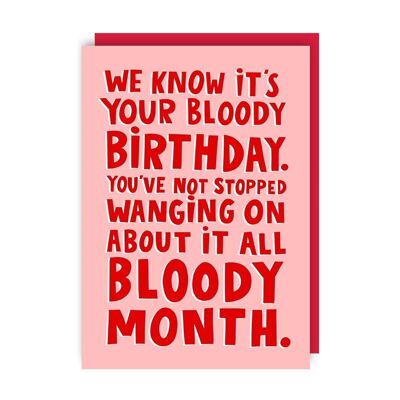 Confezione da 6 biglietti di auguri di compleanno divertenti Wanging