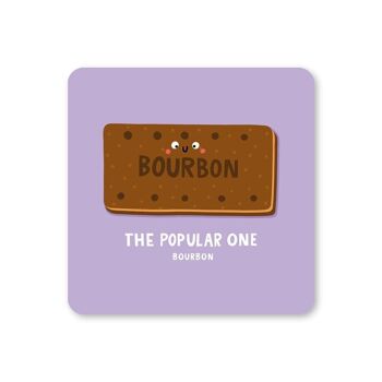 Lot de 6 sous-verres Bourbon Biscuit 1