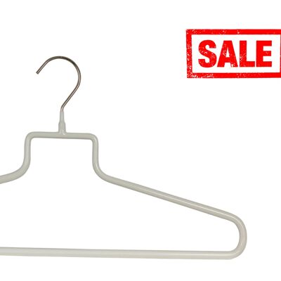 Clothes hanger HE with bar, white, 43 cm