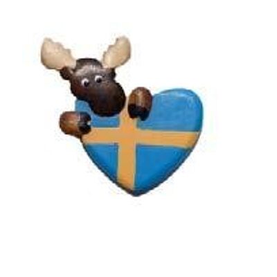 Sweden heart magnet